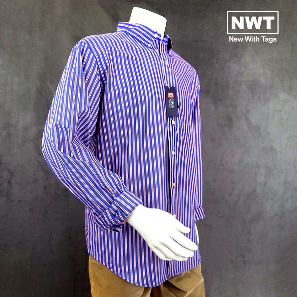 CHAPS Men's XL Button Down Dress Shirt - NWT